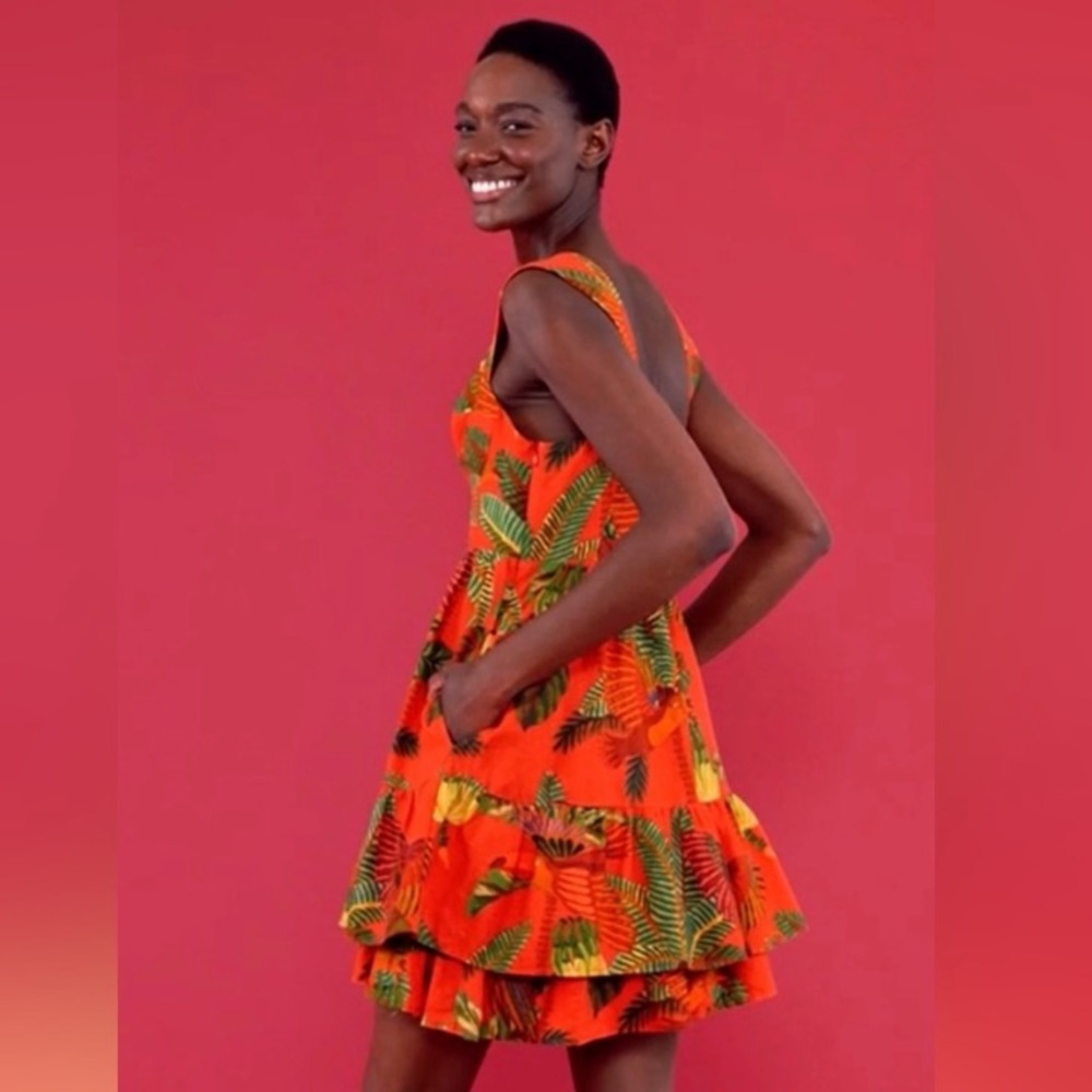 FARM Rio Red Tropical Mini Dress - Picture 5 of 16